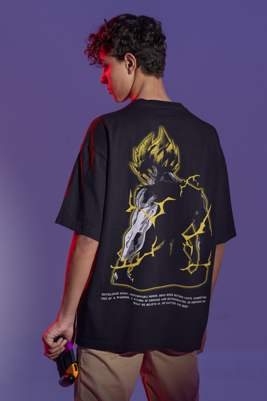 Goku Power Oversized Graphic T-Shirt